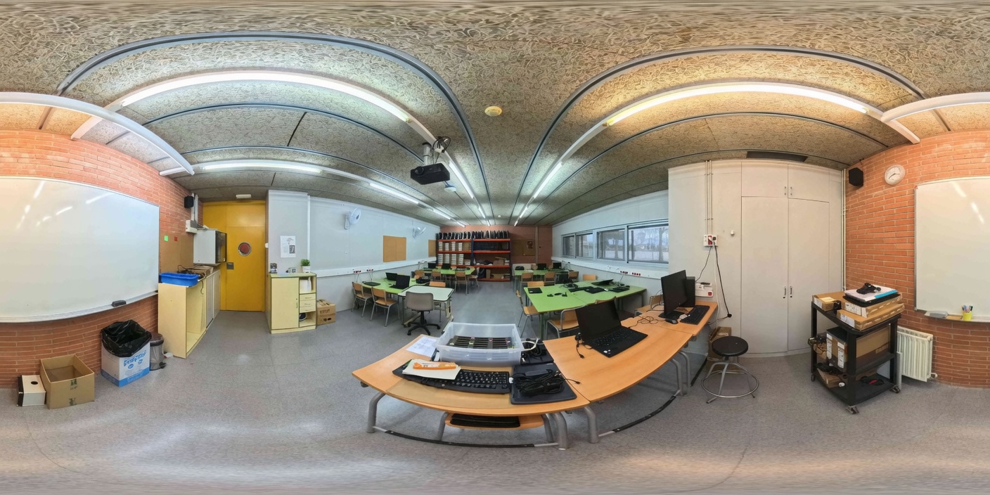 Panoràmica 3 - Aula secundària