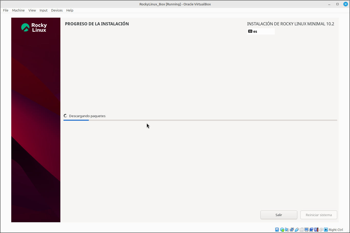 Procés d'instal·lació de Rocky Linux
